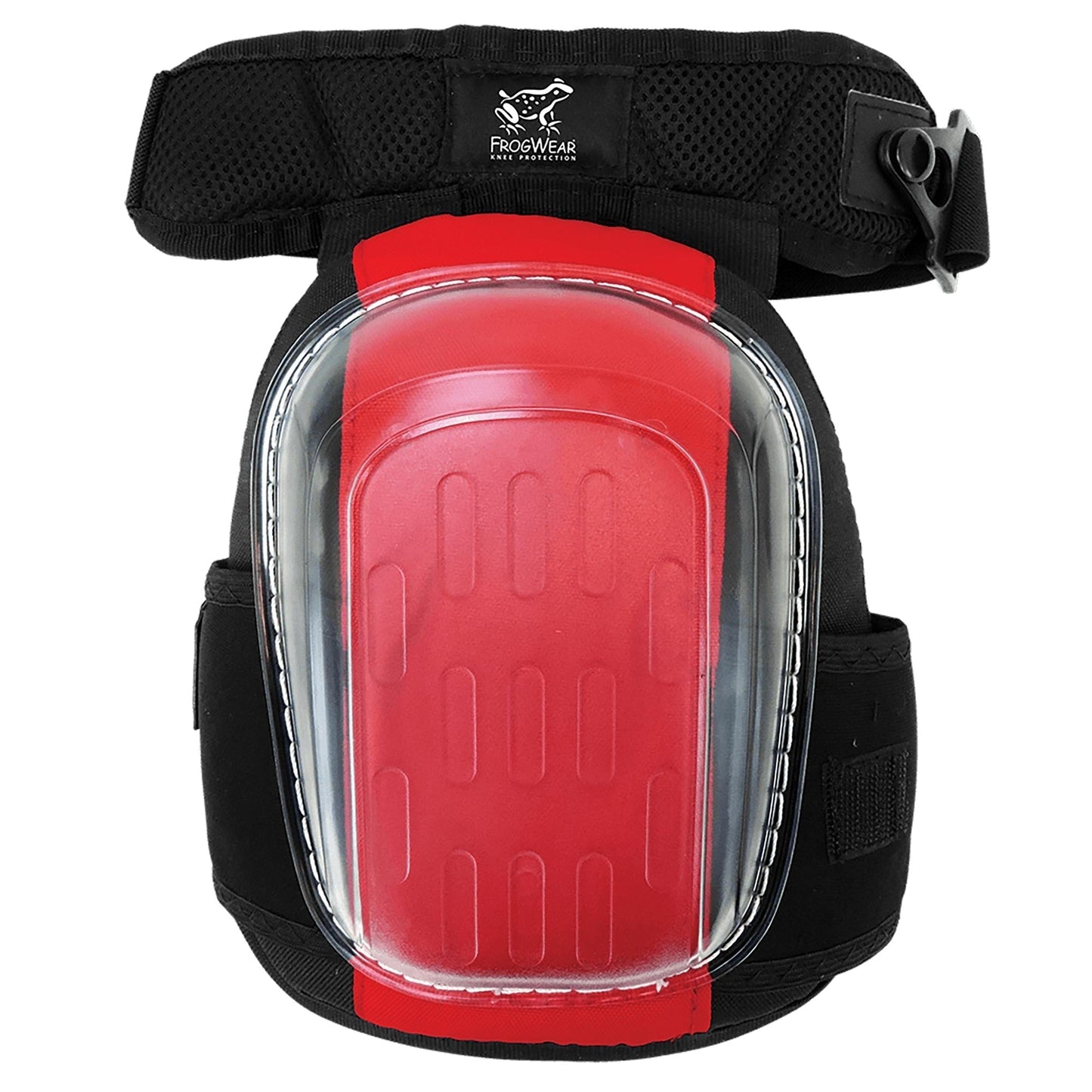 Black/Red Knee Pads - Global Glove - Comfortable Fit