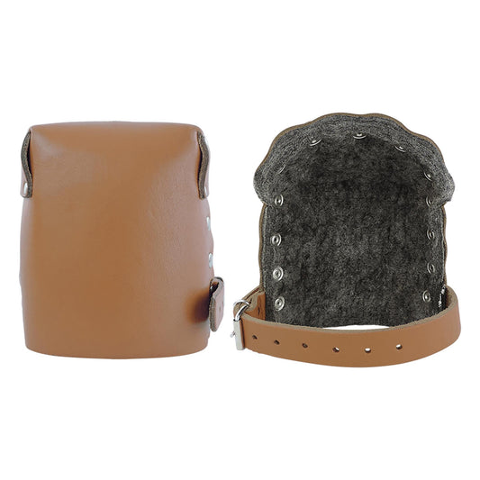 Brown Knee Pads - Global Glove - Durable Leather