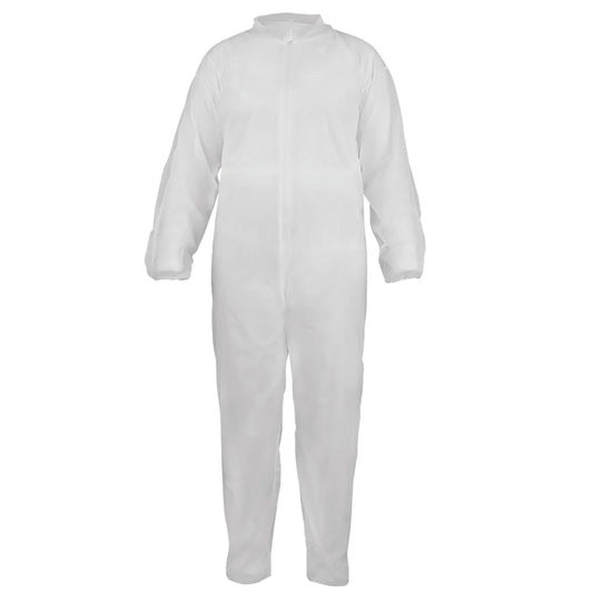 White Coveralls - Global Glove - Disposable Polypropylene