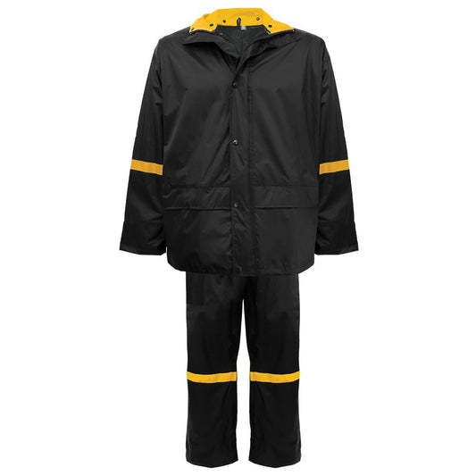 Black Rain Suit - Global Glove - Waterproof Protection
