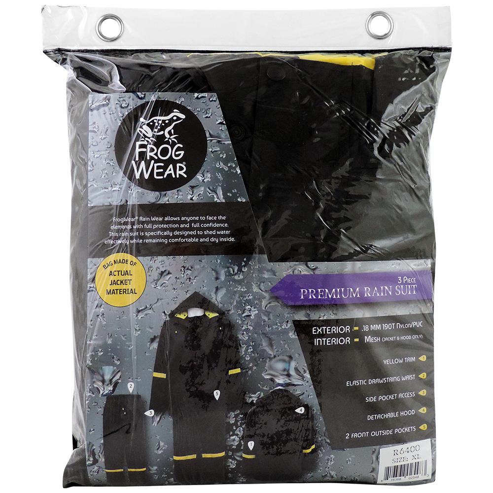 Black Rain Suit - Global Glove - Waterproof Protection