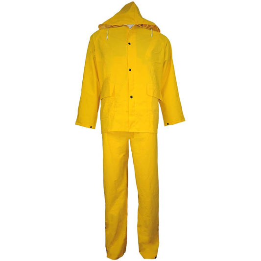 Yellow/Lime Rain Suit - Global Glove - Durable Protection
