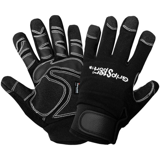 Black Performance Gloves - Global Glove - Insulated Grip
