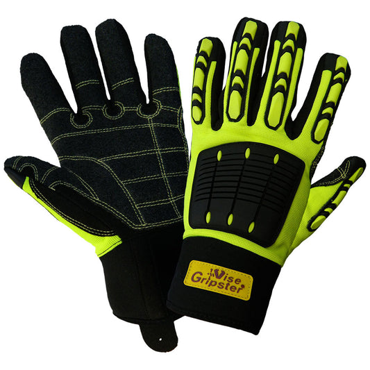 Yellow/Lime Performance Gloves - Global Glove - High Visibility