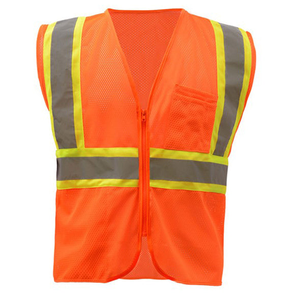 Yellow/Lime Safety Vests - GSS Safety - Durable Mesh