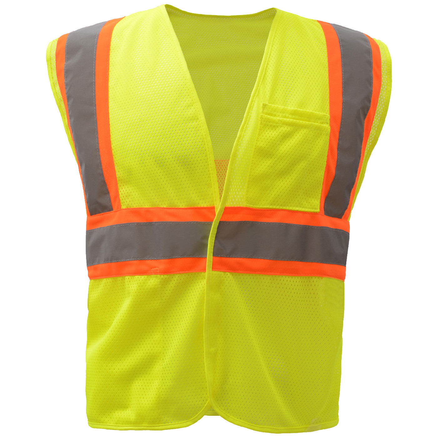 Yellow/Lime Safety Vests - GSS Safety - Reflective Mesh