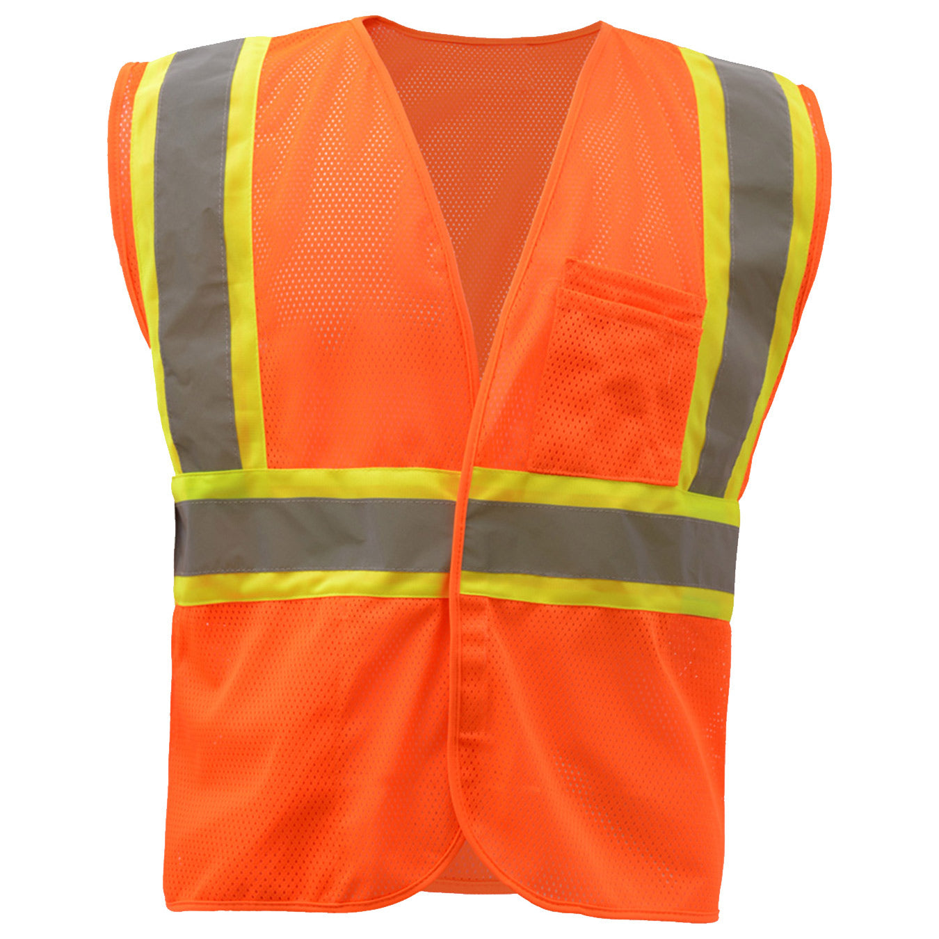 Yellow/Lime Safety Vests - GSS Safety - Reflective Mesh