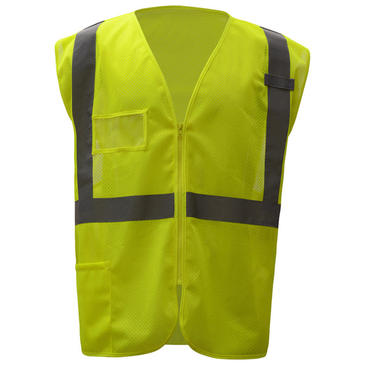 Yellow/Lime Safety Vests - GSS Safety - Reflective Mesh