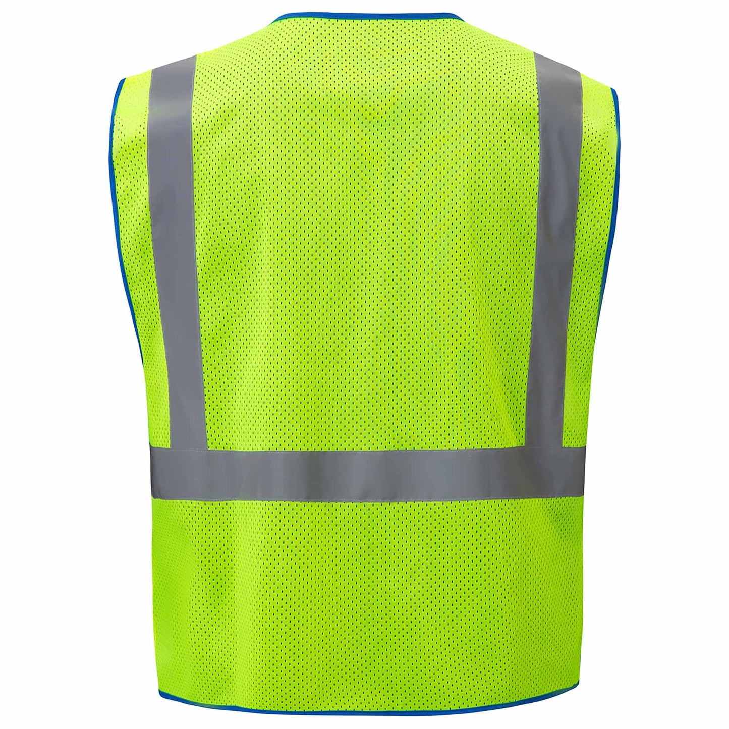 Blue Safety Vests - GSS Safety - Eco-Friendly Design