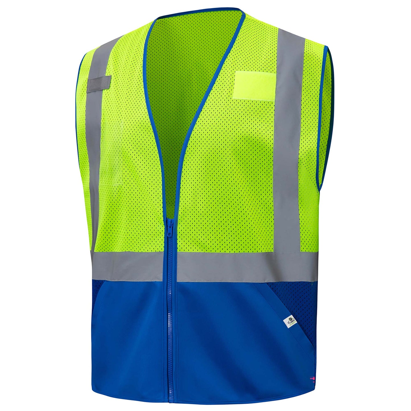 Blue Safety Vests - GSS Safety - Eco-Friendly Design