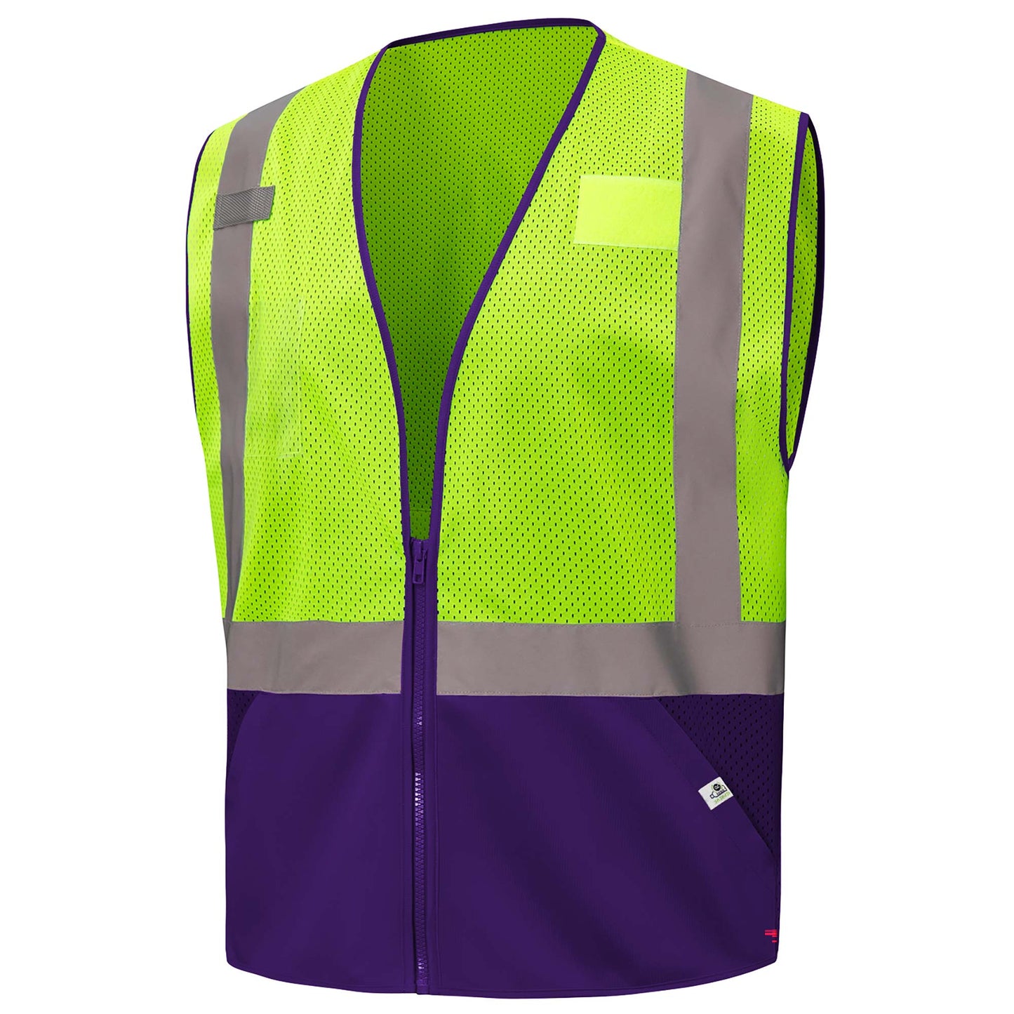 Blue Safety Vests - GSS Safety - Eco-Friendly Design