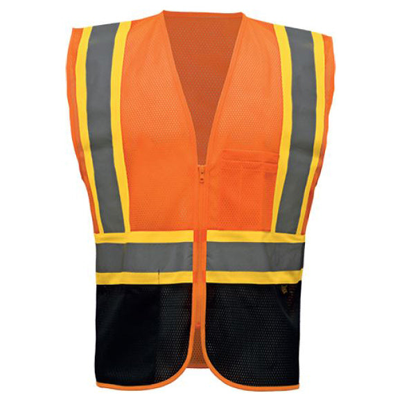 Yellow/Lime Safety Vests - GSS Safety - Reflective Mesh