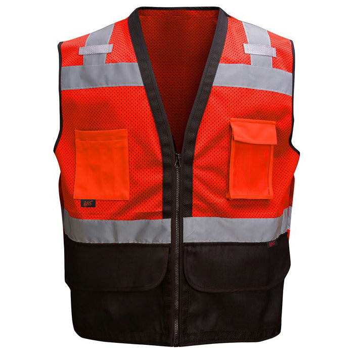 Yellow/Lime Safety Vests - GSS Safety - Heavy Duty