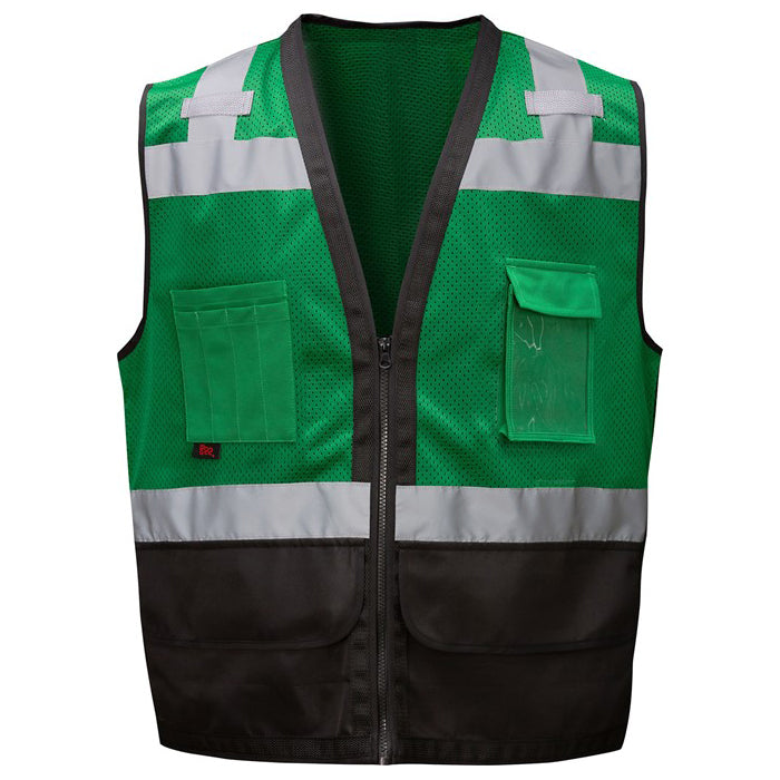 Yellow/Lime Safety Vests - GSS Safety - Heavy Duty