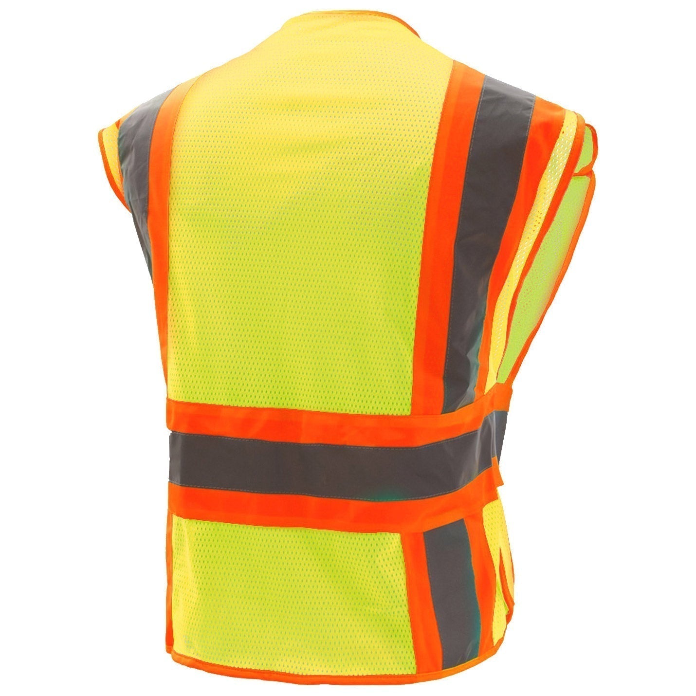 Yellow/Lime Safety Vests - GSS Safety - Breakaway Design