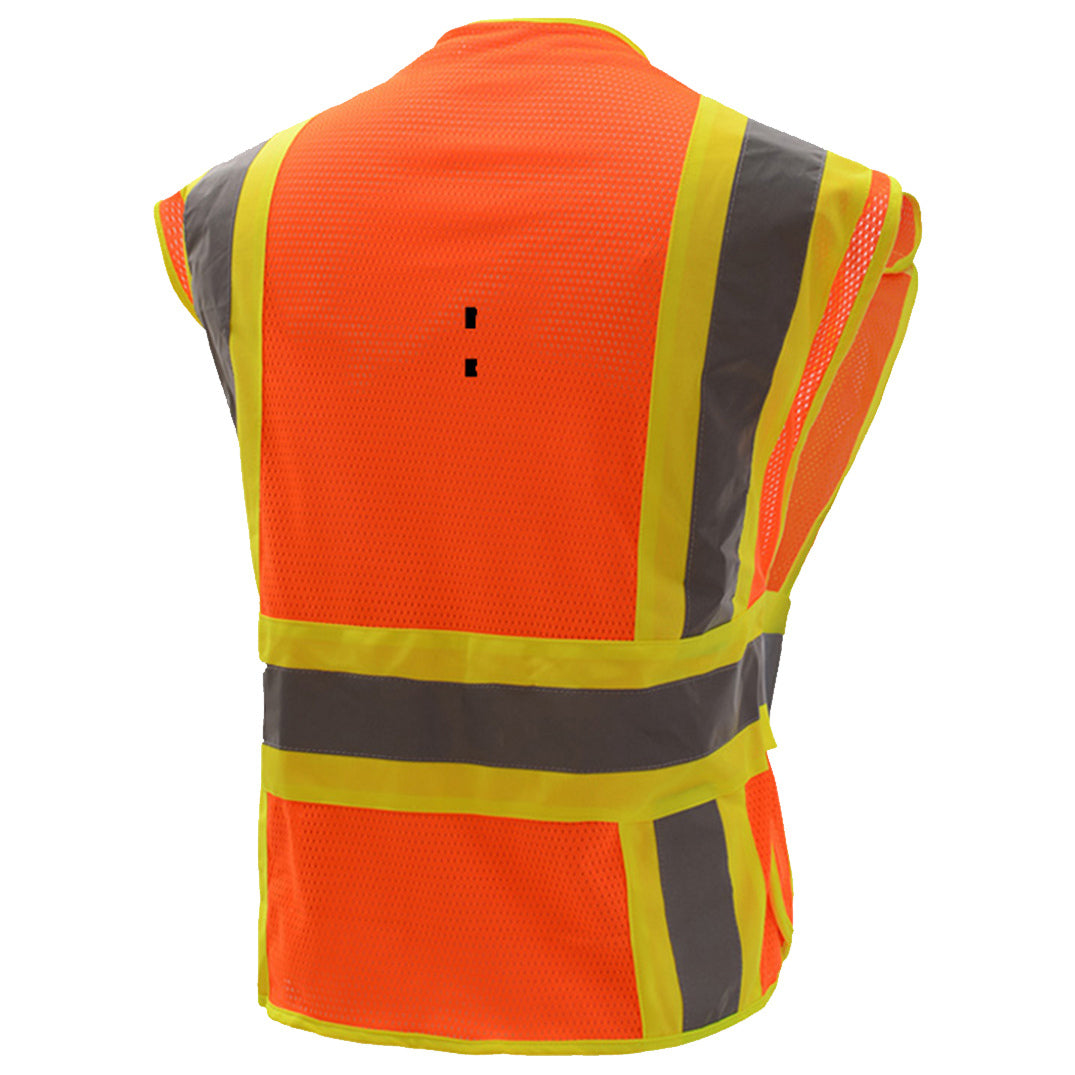 Yellow/Lime Safety Vests - GSS Safety - Breakaway Design