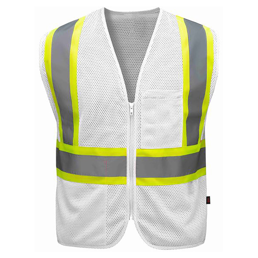 Lime/Blue Safety Vests - GSS Safety - Reflective Design