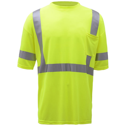 Yellow/Lime Safety Shirts - GSS Safety - Moisture Wicking