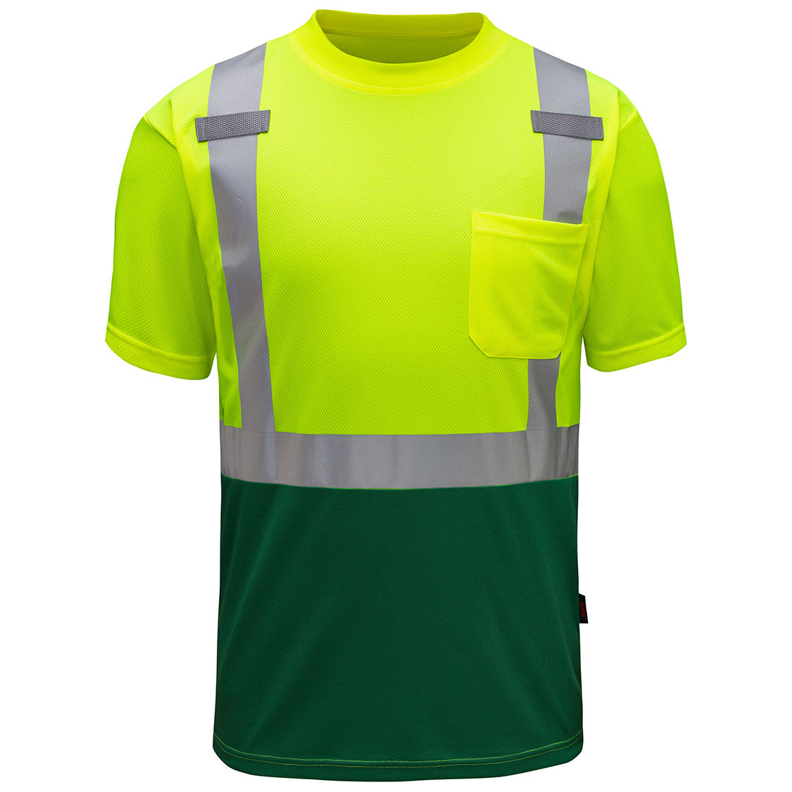 Lime Safety Shirt - GSS Safety - Moisture-Wicking