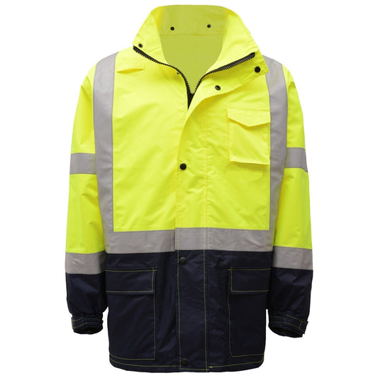 Yellow/Lime Rain Jacket - GSS Safety - Waterproof