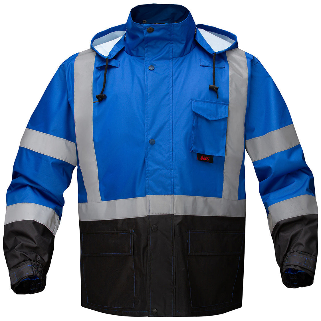 Blue Rain Jackets - GSS Safety - Waterproof Protection