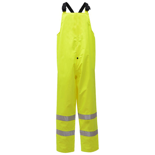 Yellow/Lime Rain Bibs - GSS Safety - Waterproof Visibility