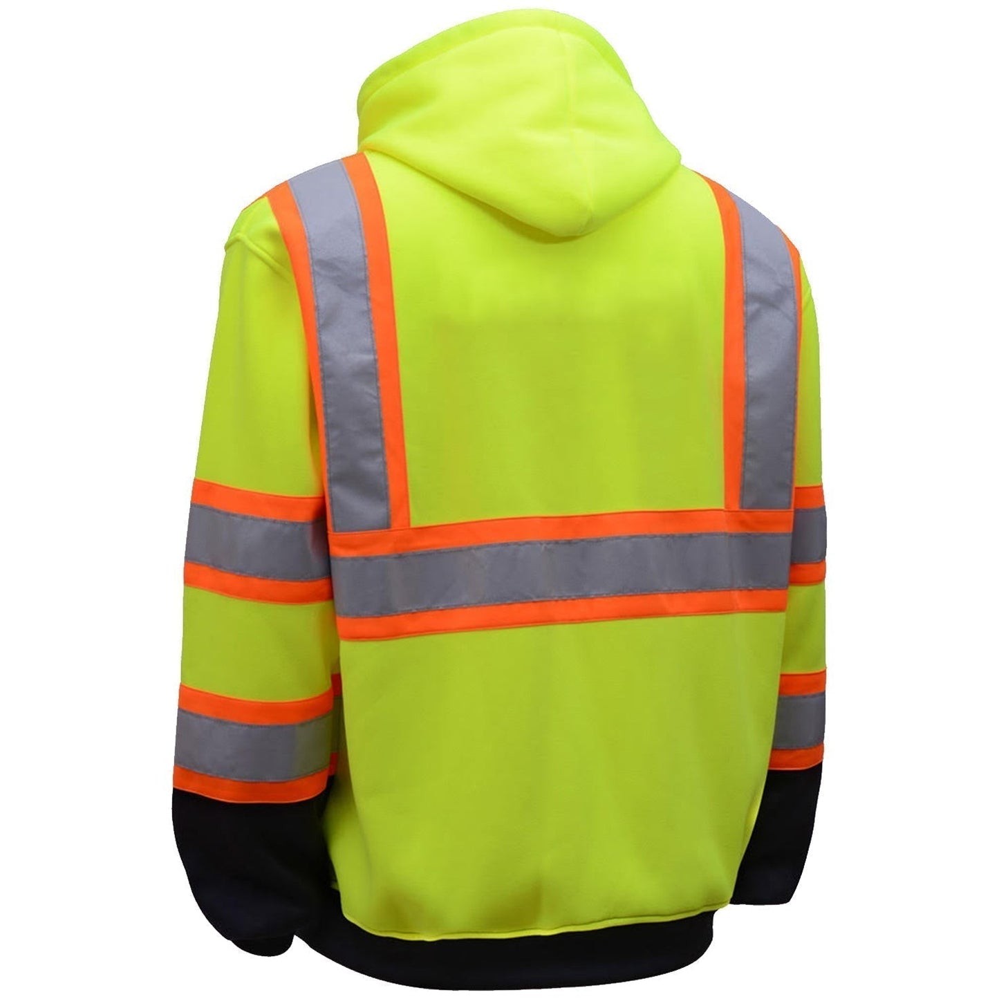 Yellow/Lime Safety Sweatshirt - GSS Safety - Reflective Fleece