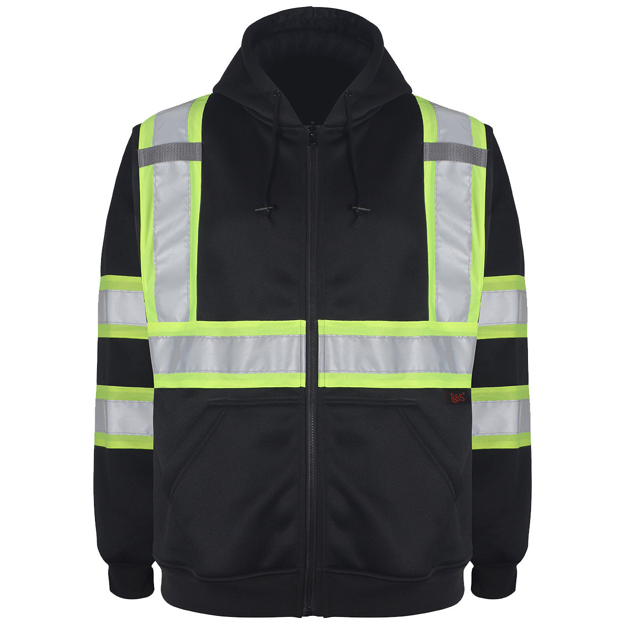 Yellow/Lime Safety Sweatshirts - GSS Safety - Two-Tone Design