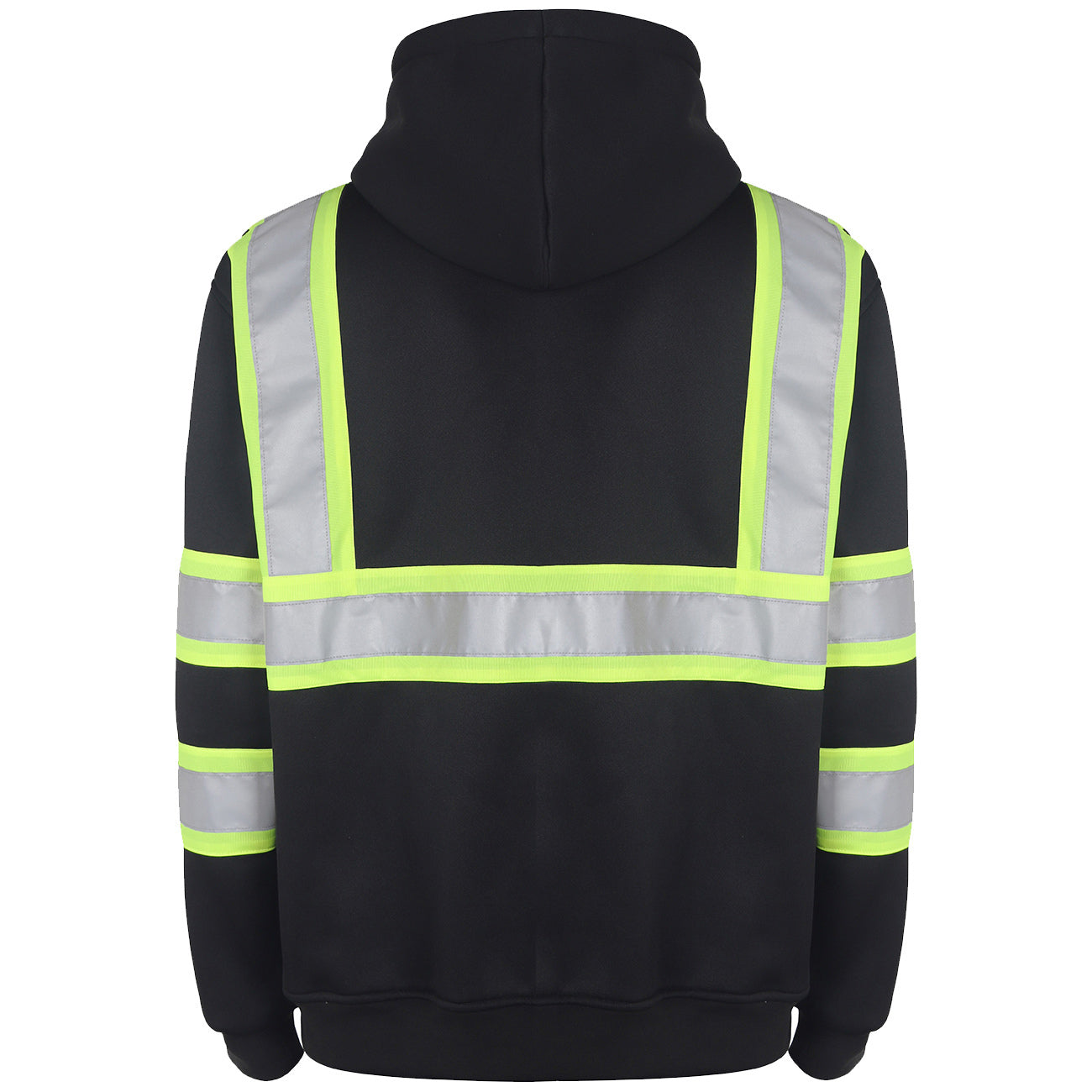 Yellow/Lime Safety Sweatshirts - GSS Safety - Two-Tone Design