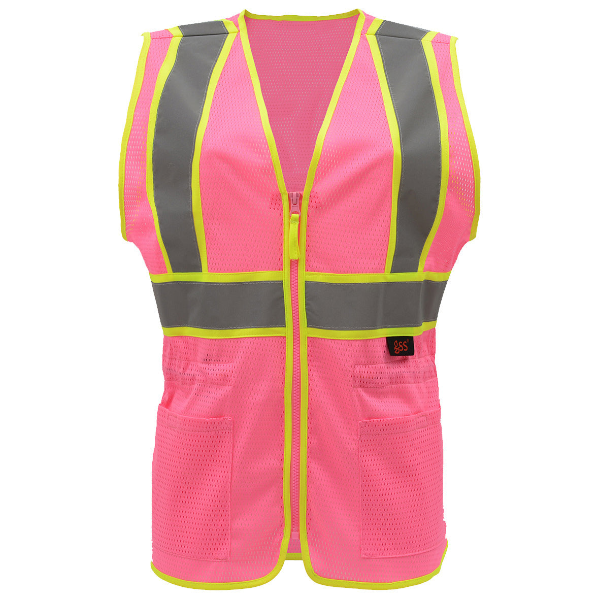 Yellow/Lime Safety Vest - GSS Safety - Reflective Design