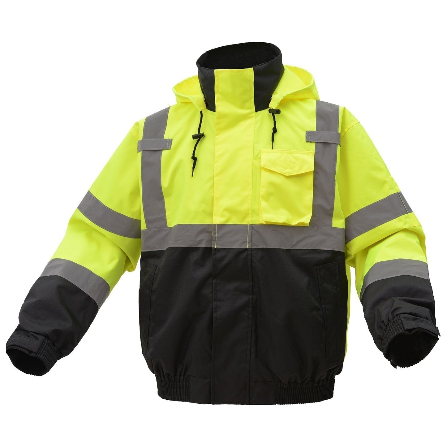 Yellow/Lime Safety Jacket - GSS Safety - Waterproof Design