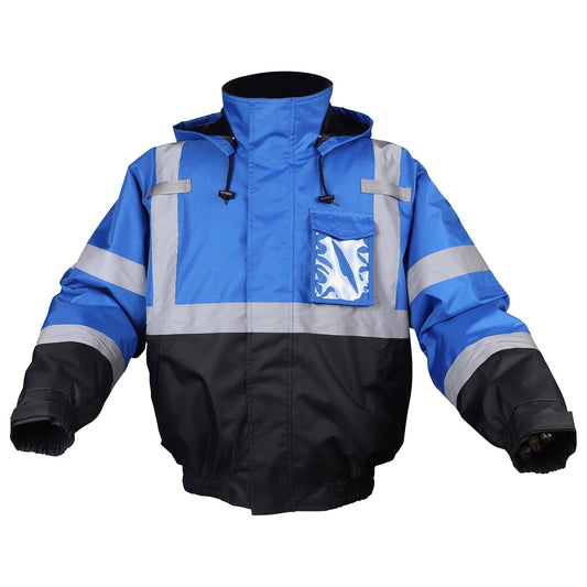 Blue Safety Jackets - GSS Safety - Waterproof Bomber