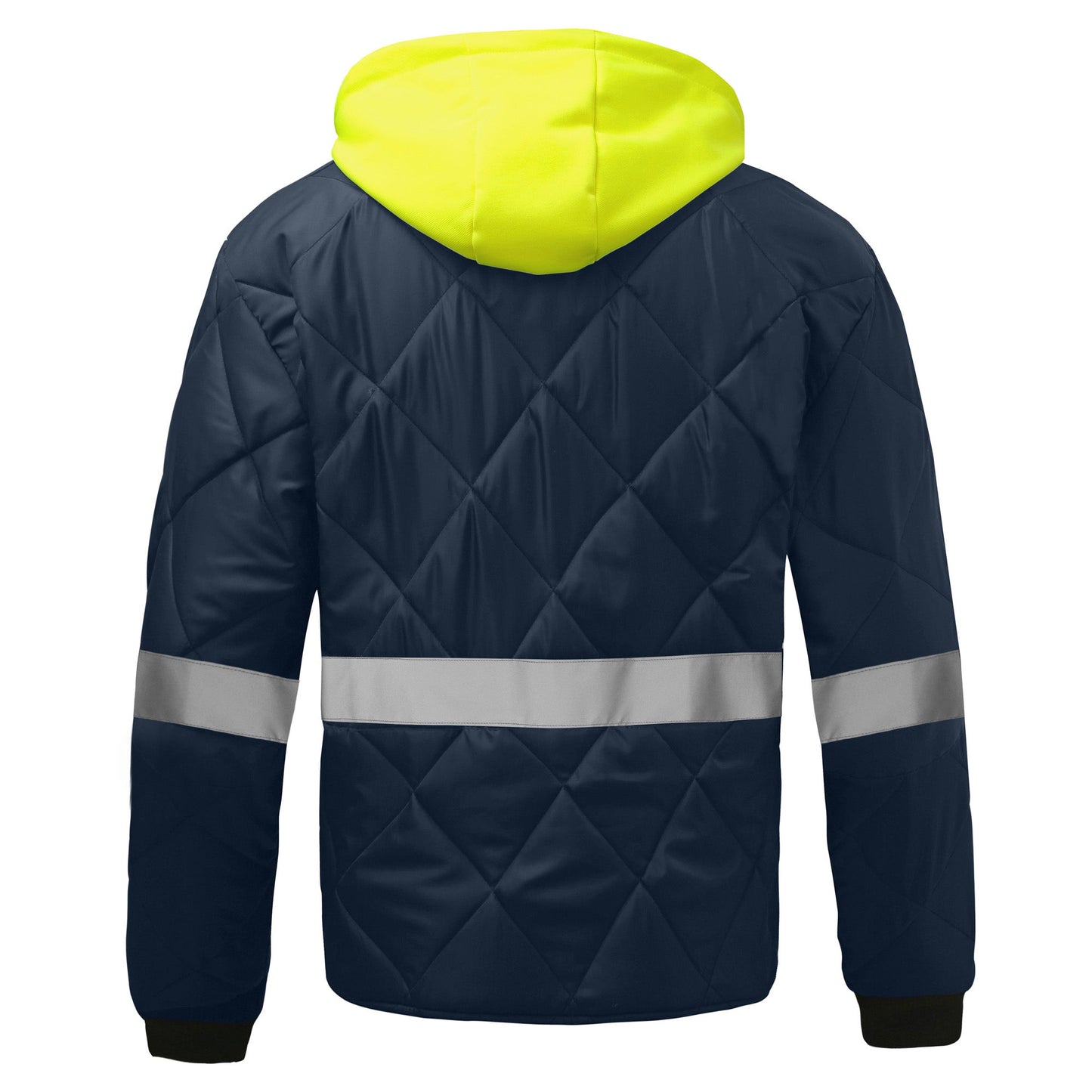 Navy Safety Jackets - GSS Safety - Quilted Parka