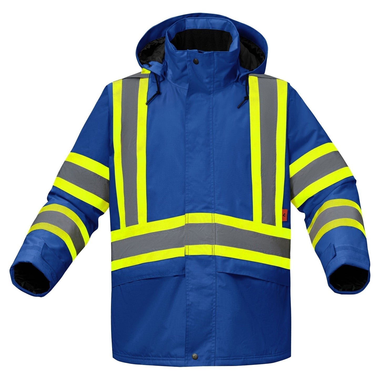 Blue Safety Jacket - GSS Safety - Two-Tone Design