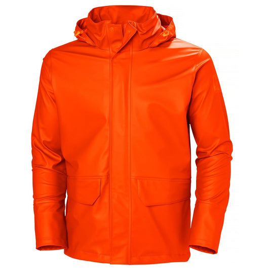 Dark Orange Rain Jacket - Helly Hansen - Waterproof Gear