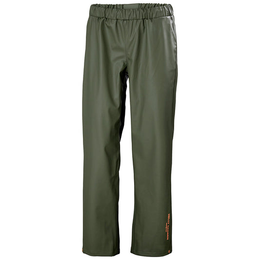 Army Green Rain Pants - Helly Hansen - Stylish Fit