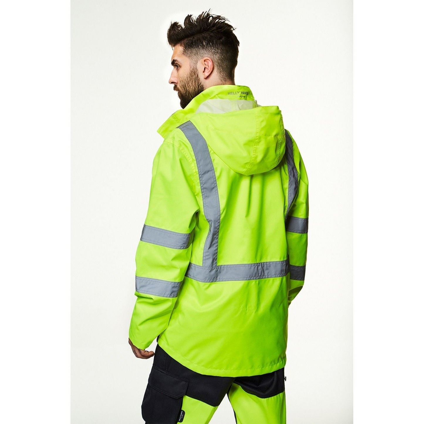 Yellow Lime Safety Jacket - Helly Hansen - Waterproof