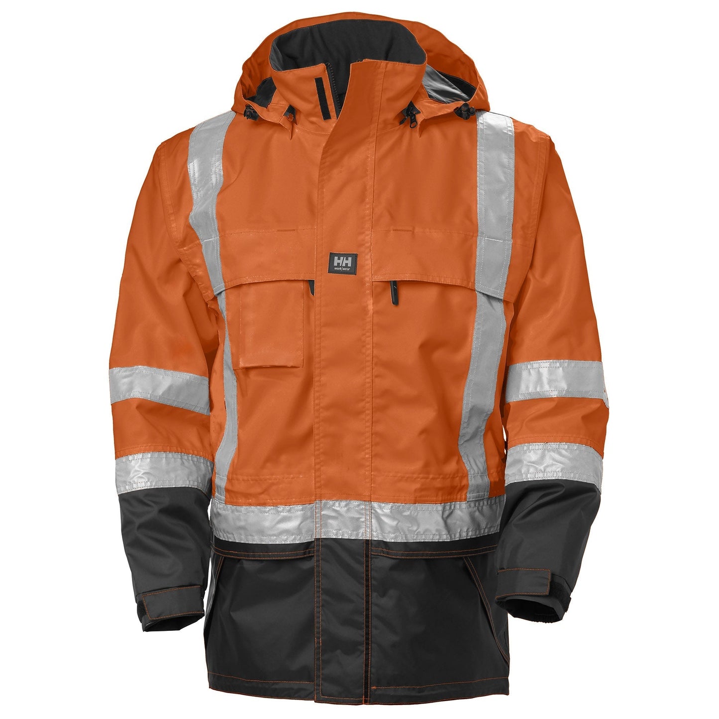 Hi-Vis Orange Safety Jacket - Helly Hansen - Waterproof