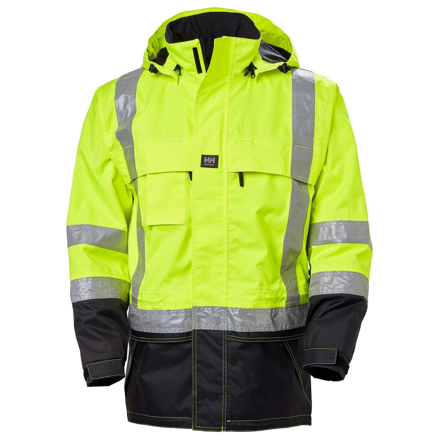 Hi-Vis Orange Safety Jacket - Helly Hansen - Waterproof