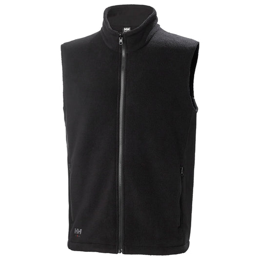 Black Fleece Vest - Helly Hansen - Insulated Design