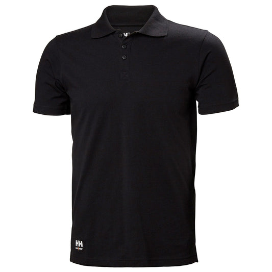 Black Classic Polo - Helly Hansen - Comfortable Fit