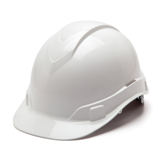 White Hard Hats - Pyramex - Impact Resistant