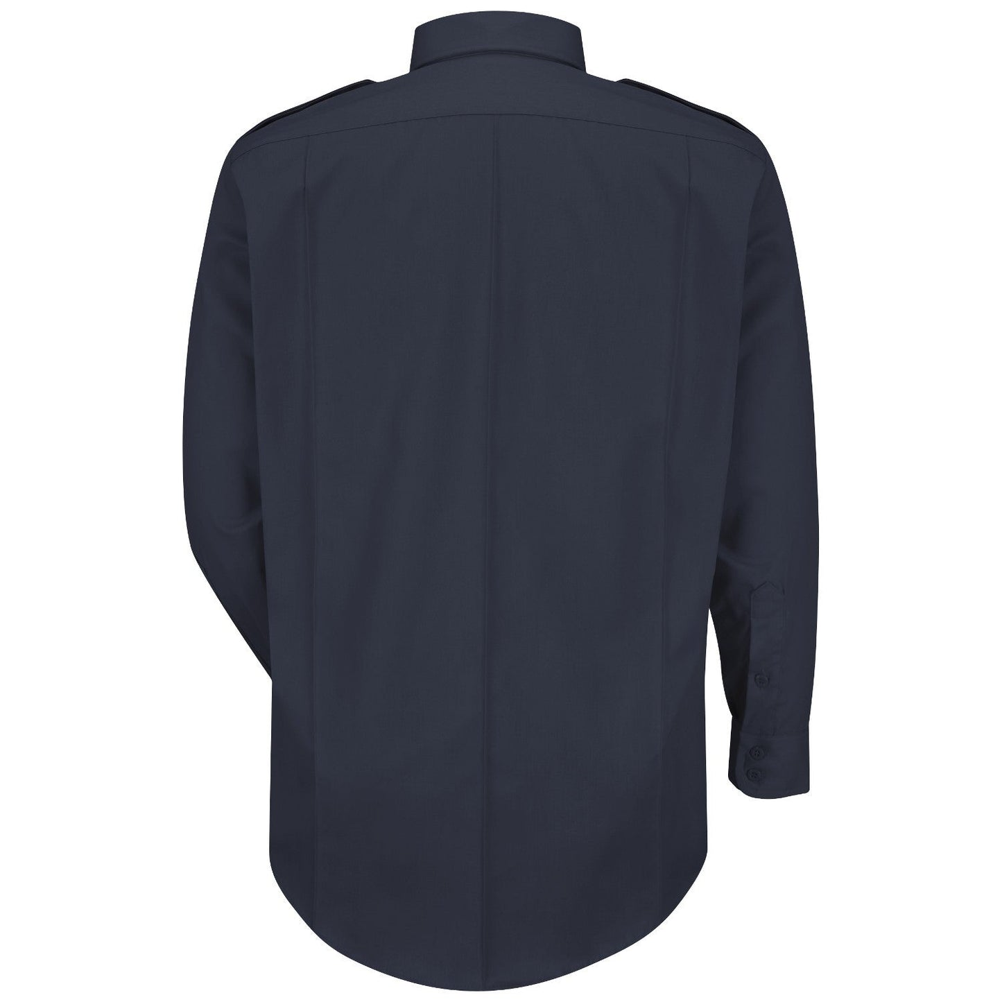 Dark Navy Button Up Shirt - Horace Small - Stretch Poplin