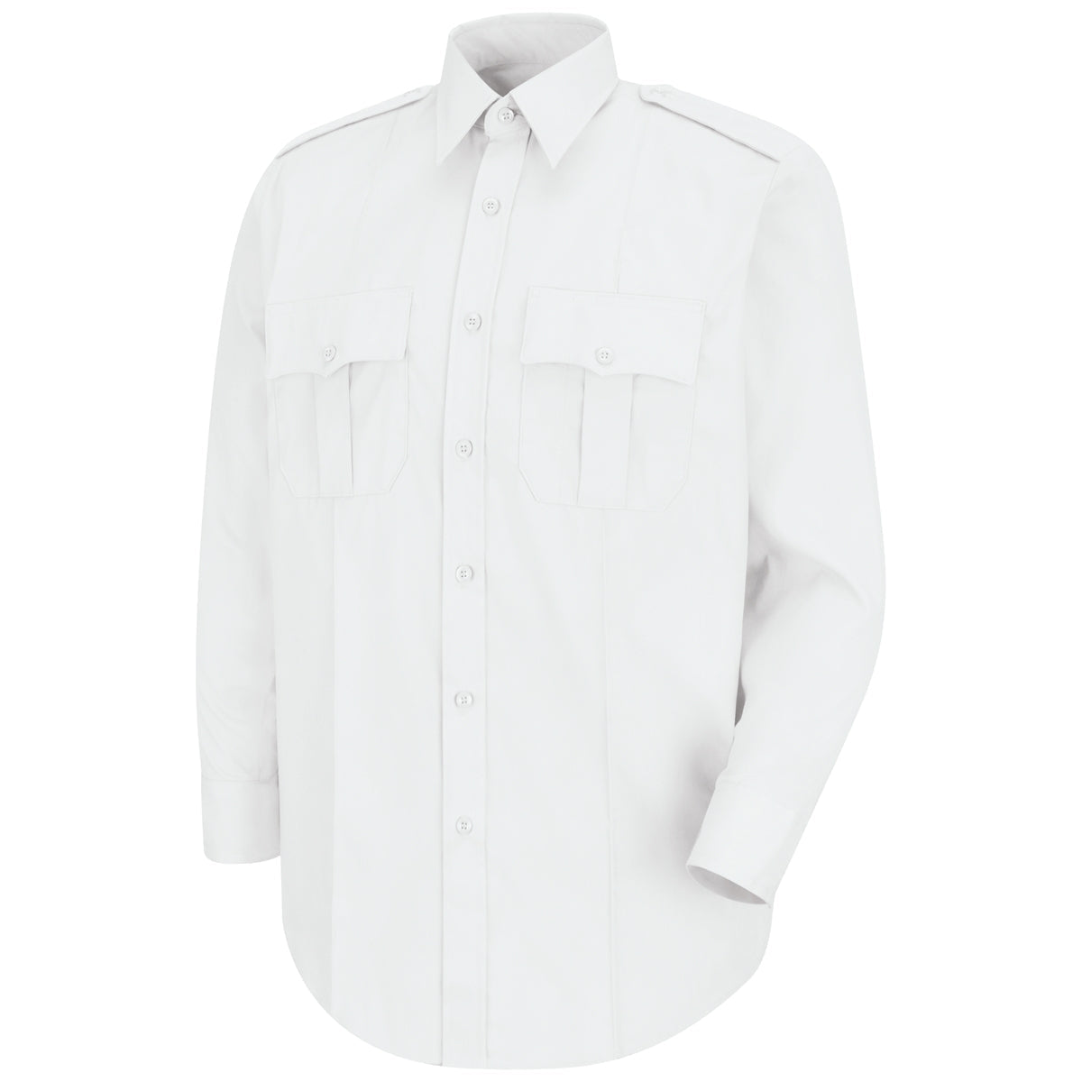 Dark Navy Button Up Shirt - Horace Small - Stretch Poplin