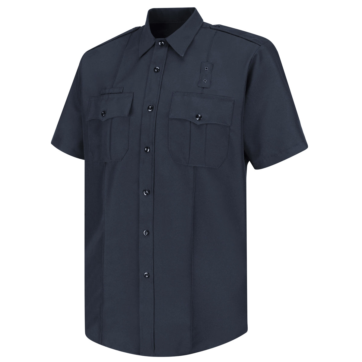 Dark Navy Button Up Shirt - Horace Small - Comfortable Fit