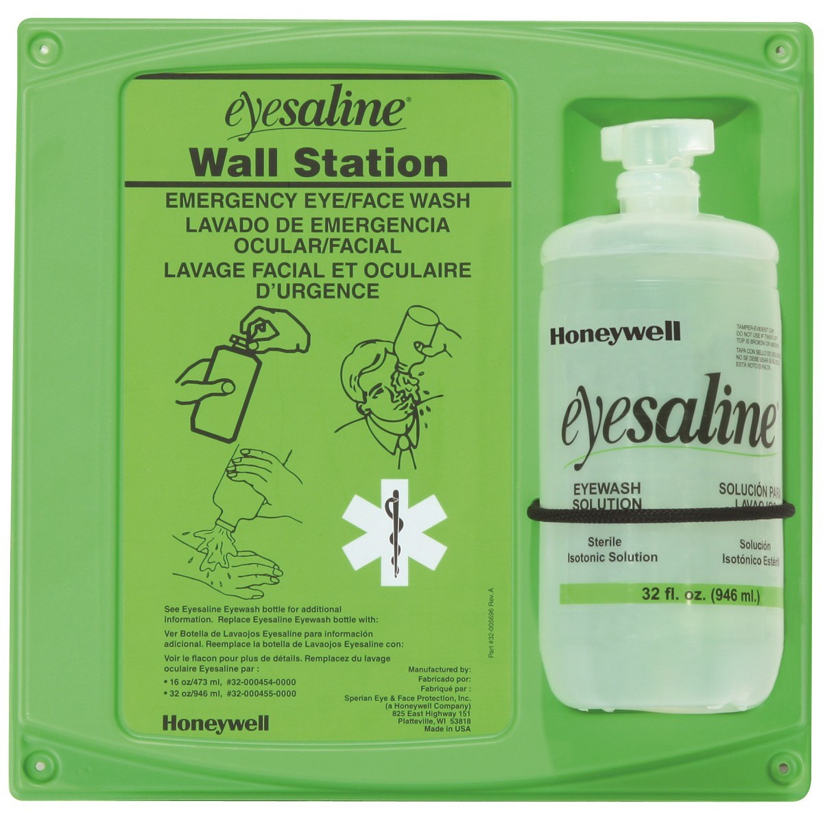 Single Bottle Eyewash Stations - Honeywell - Durable Design