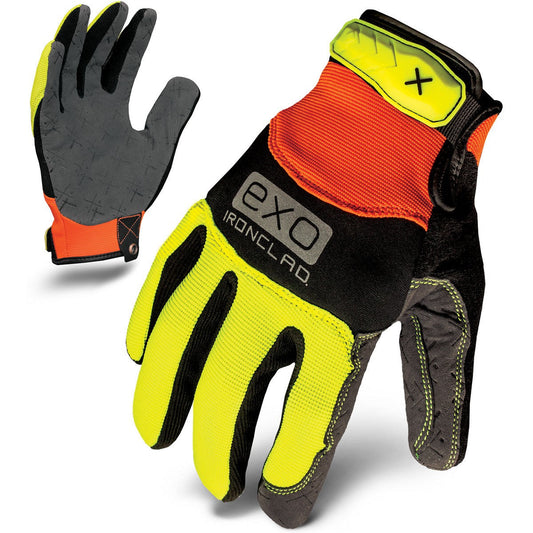 Orange/Yellow Performance Gloves - Ironclad - Hi-Viz Style