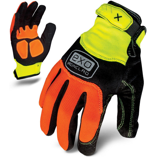 Orange/Yellow Performance Gloves - Ironclad - Durable Design
