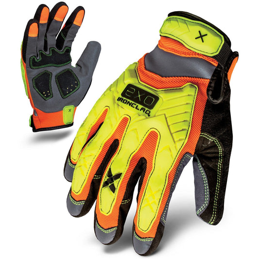 Orange/Yellow Performance Gloves - Ironclad - Hi-Viz Safety