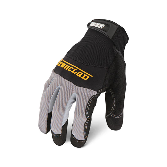 Black/Gray Performance Gloves - Ironclad - Gel Padding